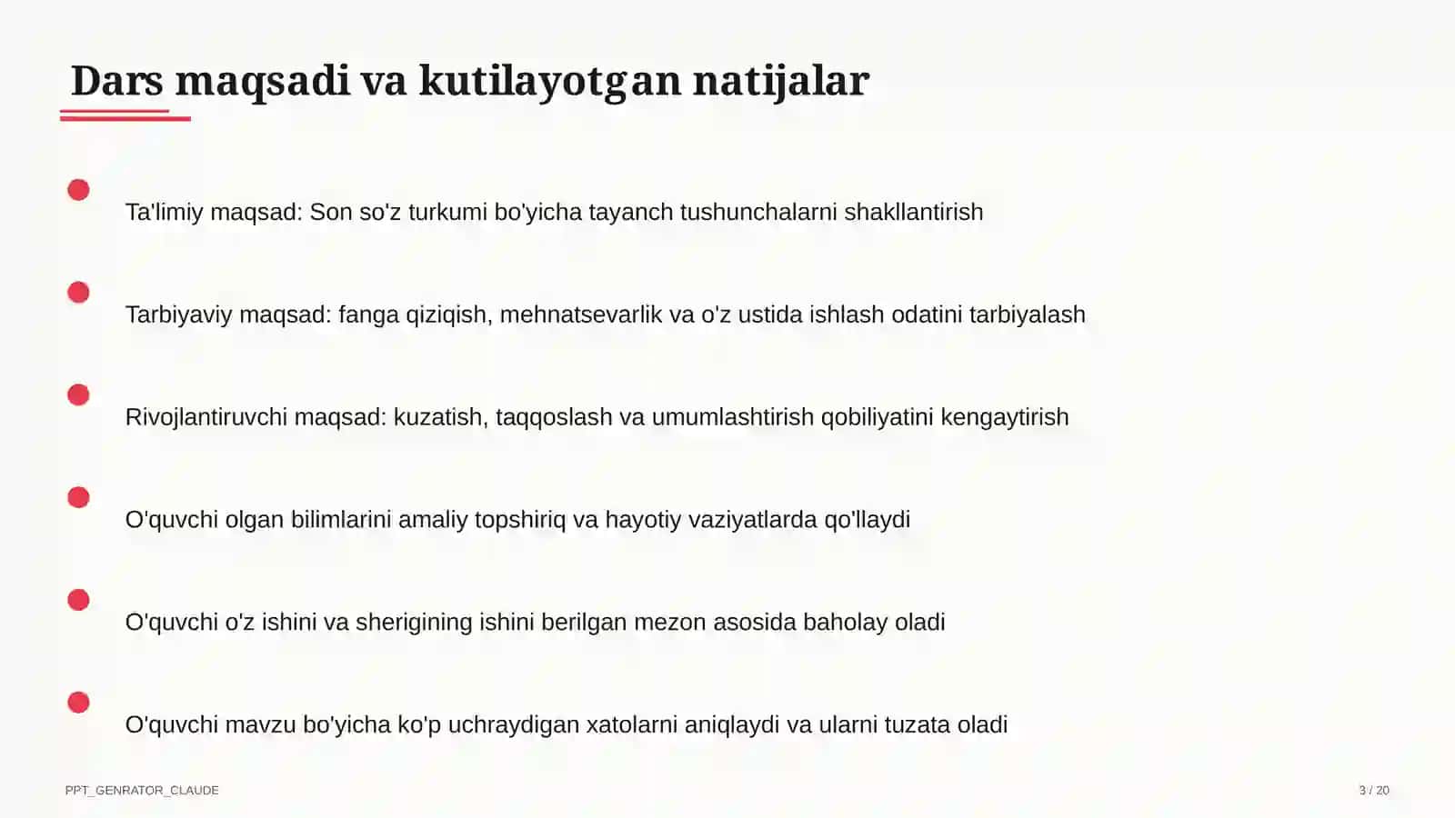 Son so'z turkumi (4-sinf) 3