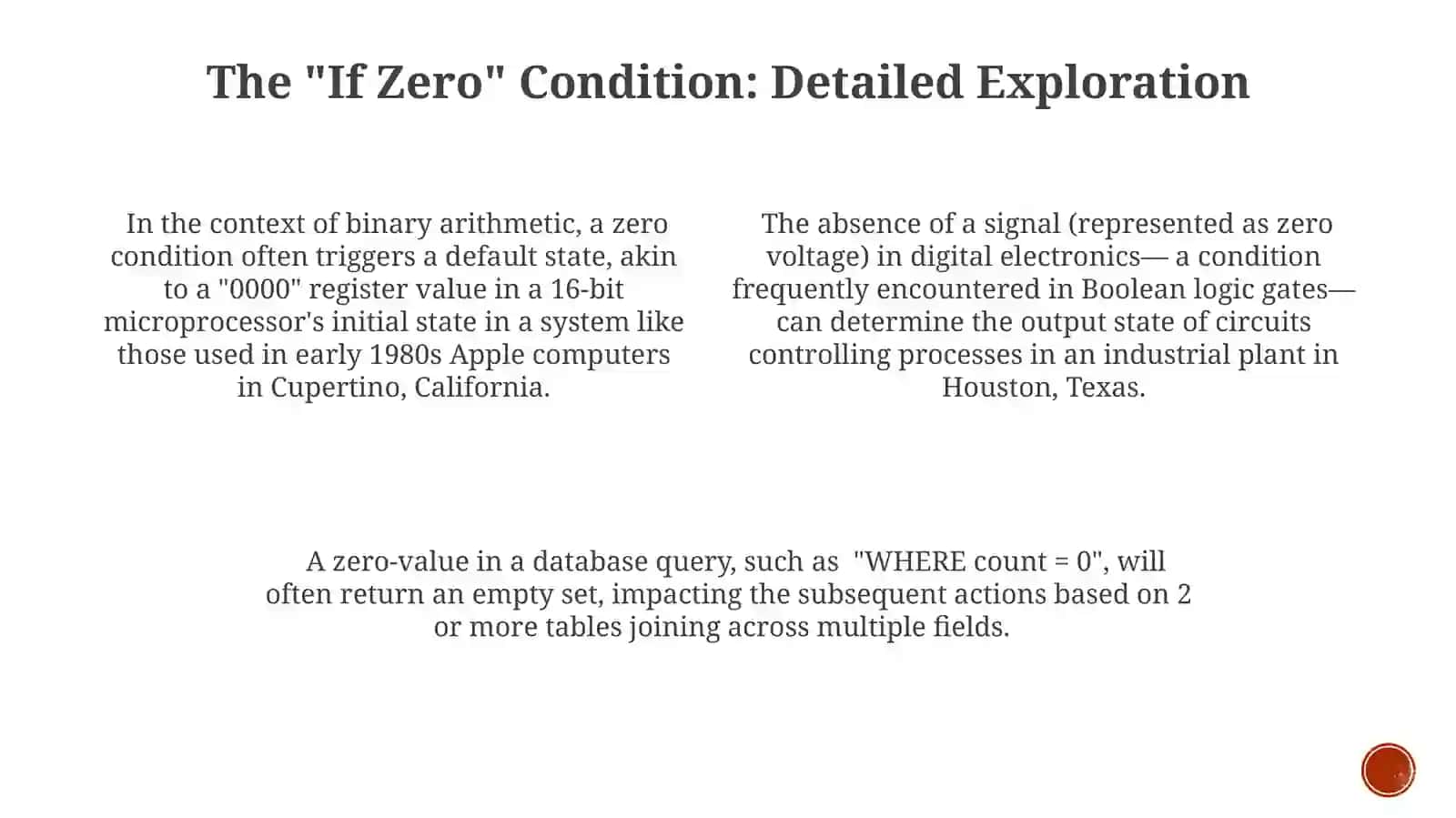 Exploring the "Zero, Then First, Otherwise Second" Paradigm 3