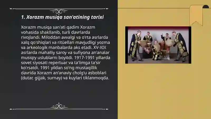 Xorazm musiqa san'ati 3
