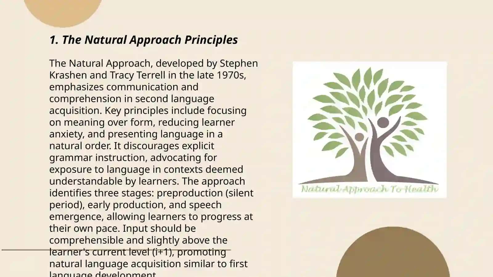 The Natural Approach 3