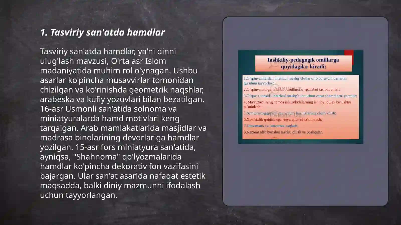 Tasviriy san'atda hamdlar 3
