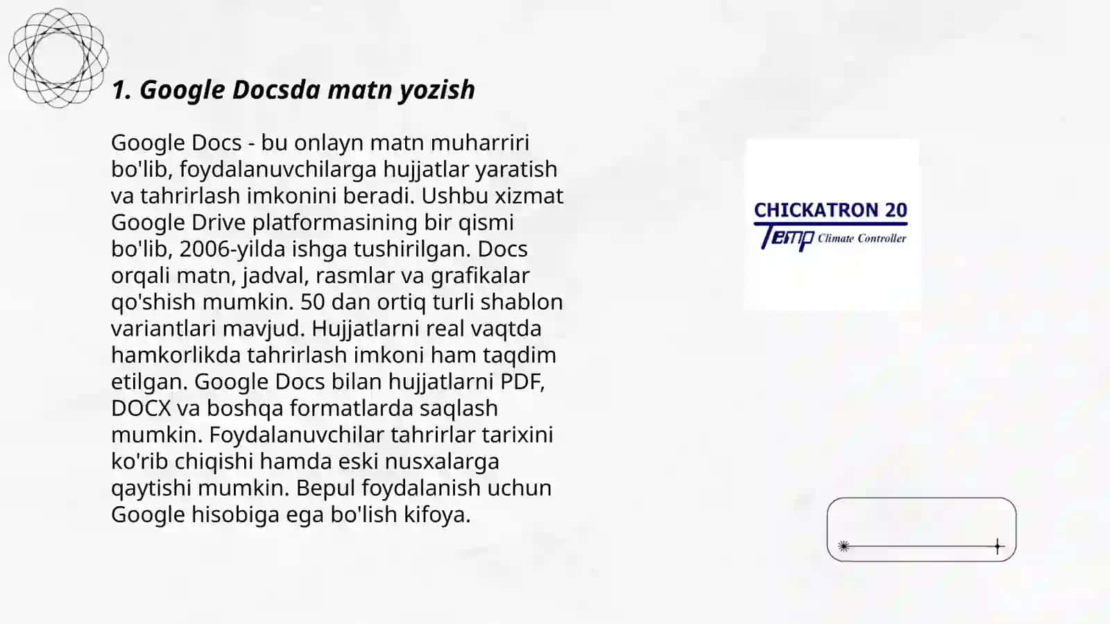 Google Docsda hujjatni tahrirlash 3