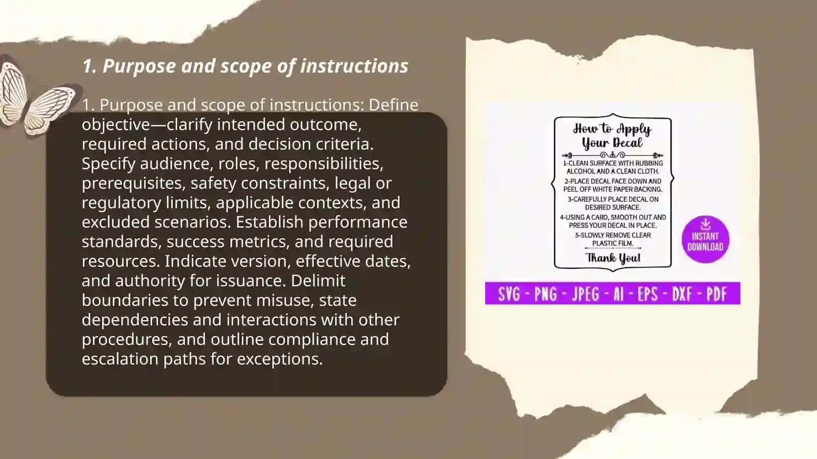 Instructructions 3