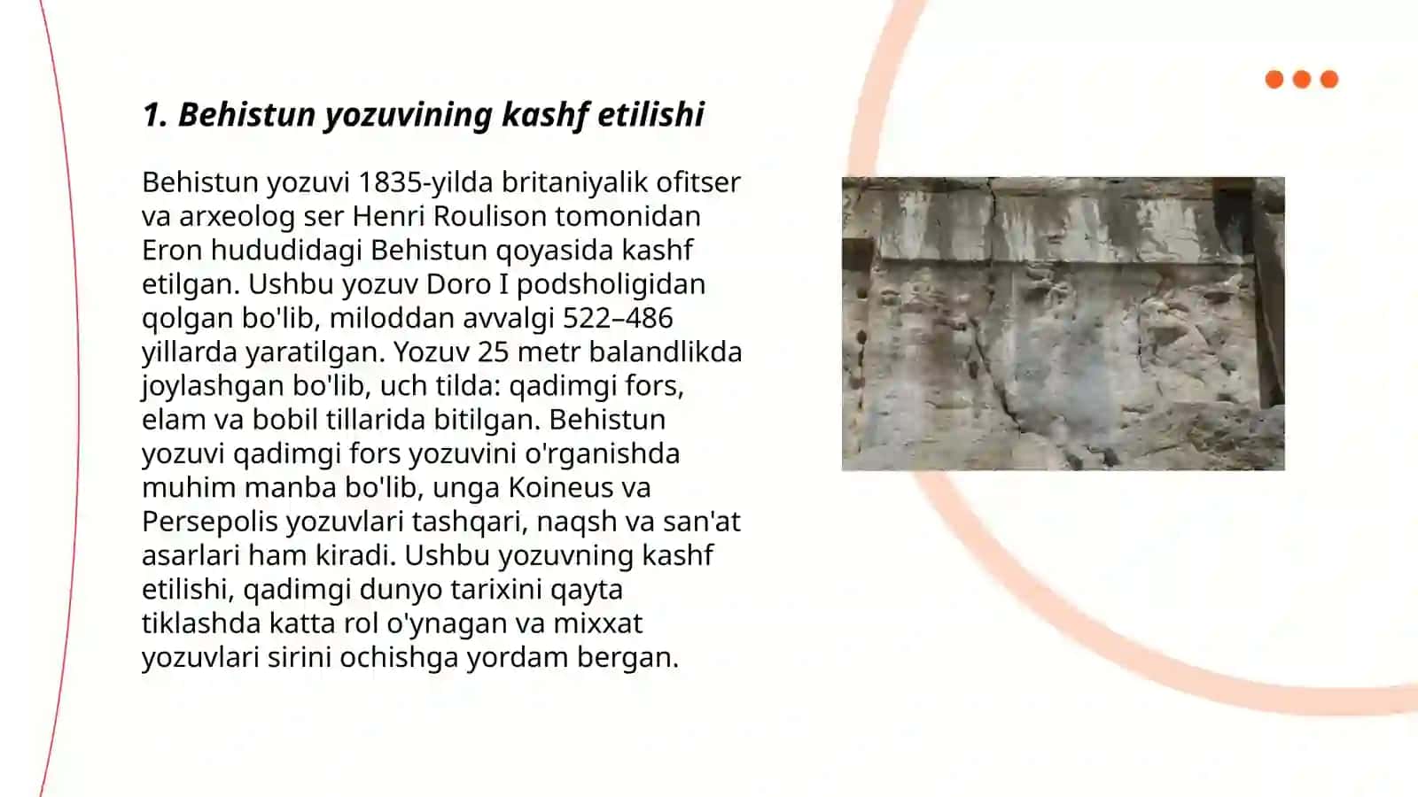 Behistun yozuvi tarixiy manba sifatida 3