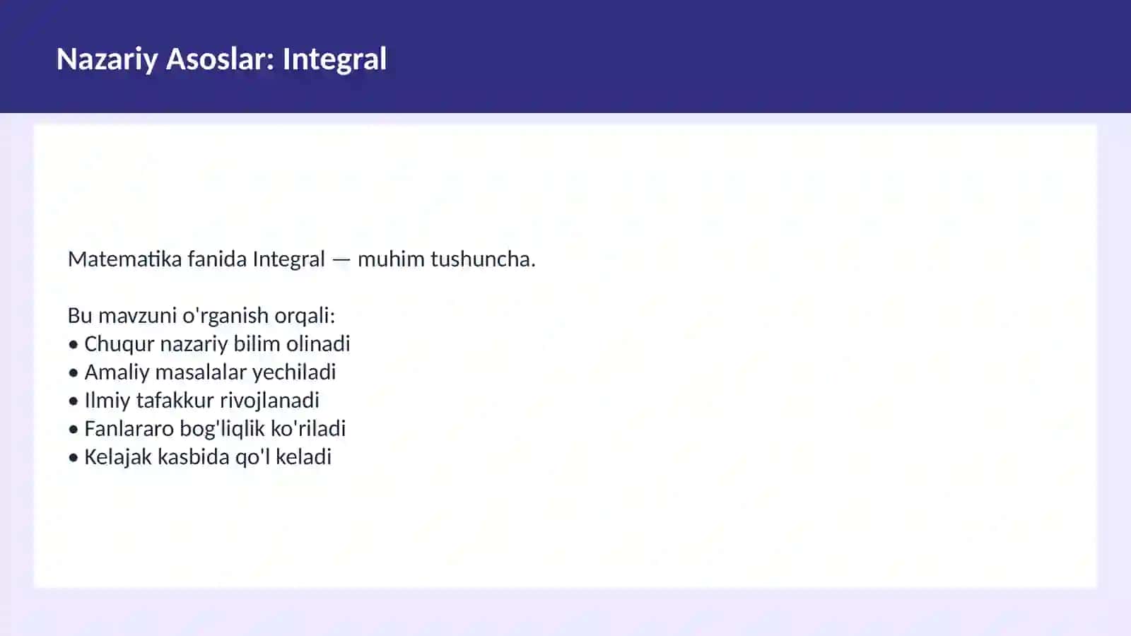 Matematika Dars Ishlanma 3