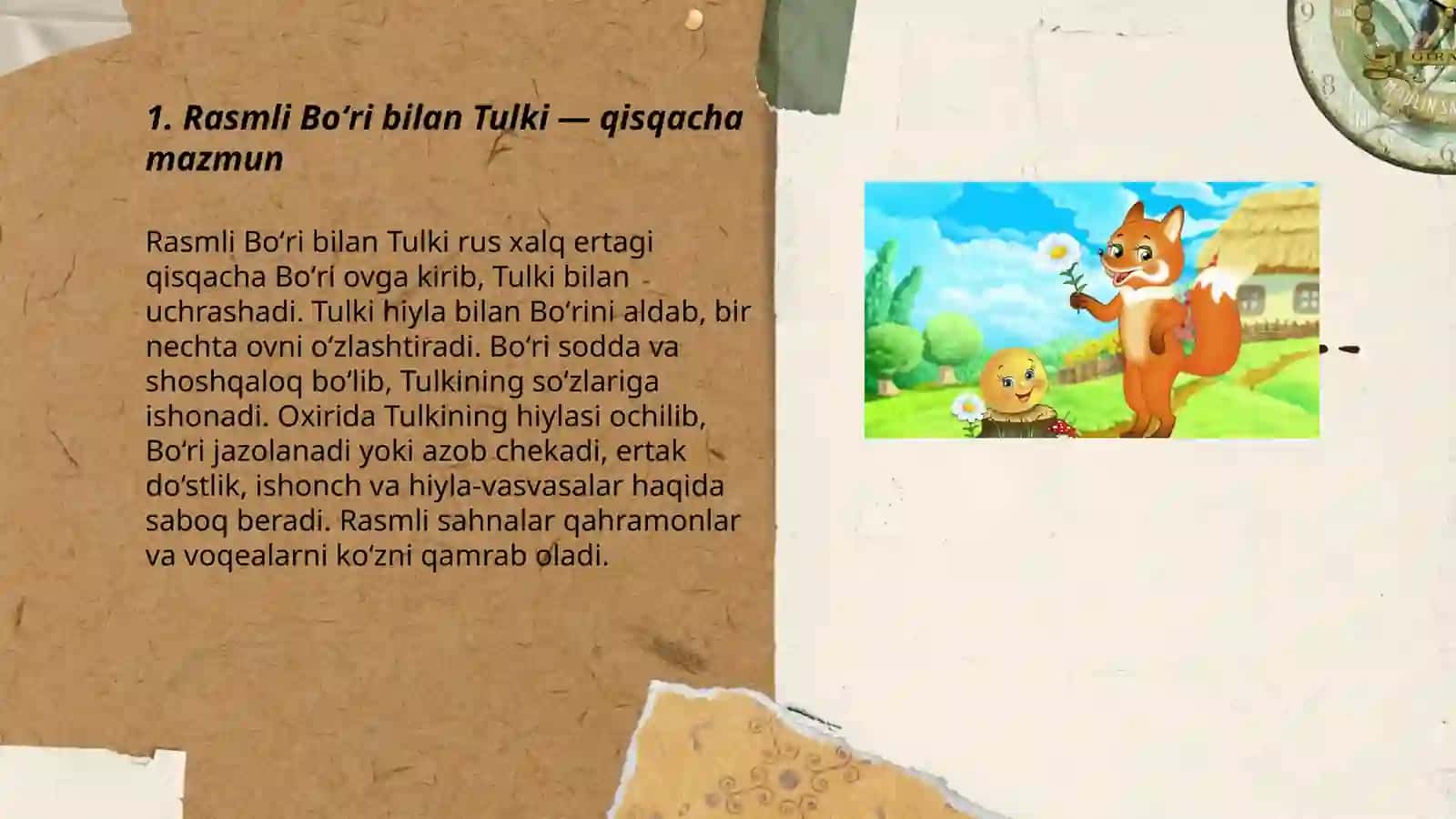 Rasmli Boʻri bilan Tulki 3