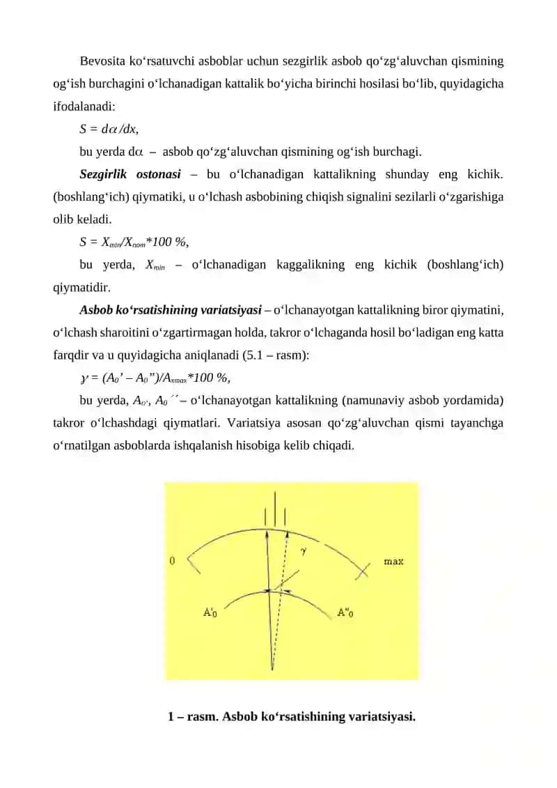 Metrologik o’lchovlar 3