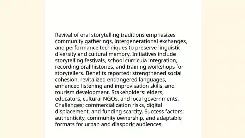 Revival interest to the storytelling method 3