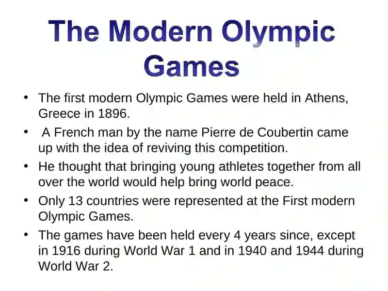 Olympic Games History 3