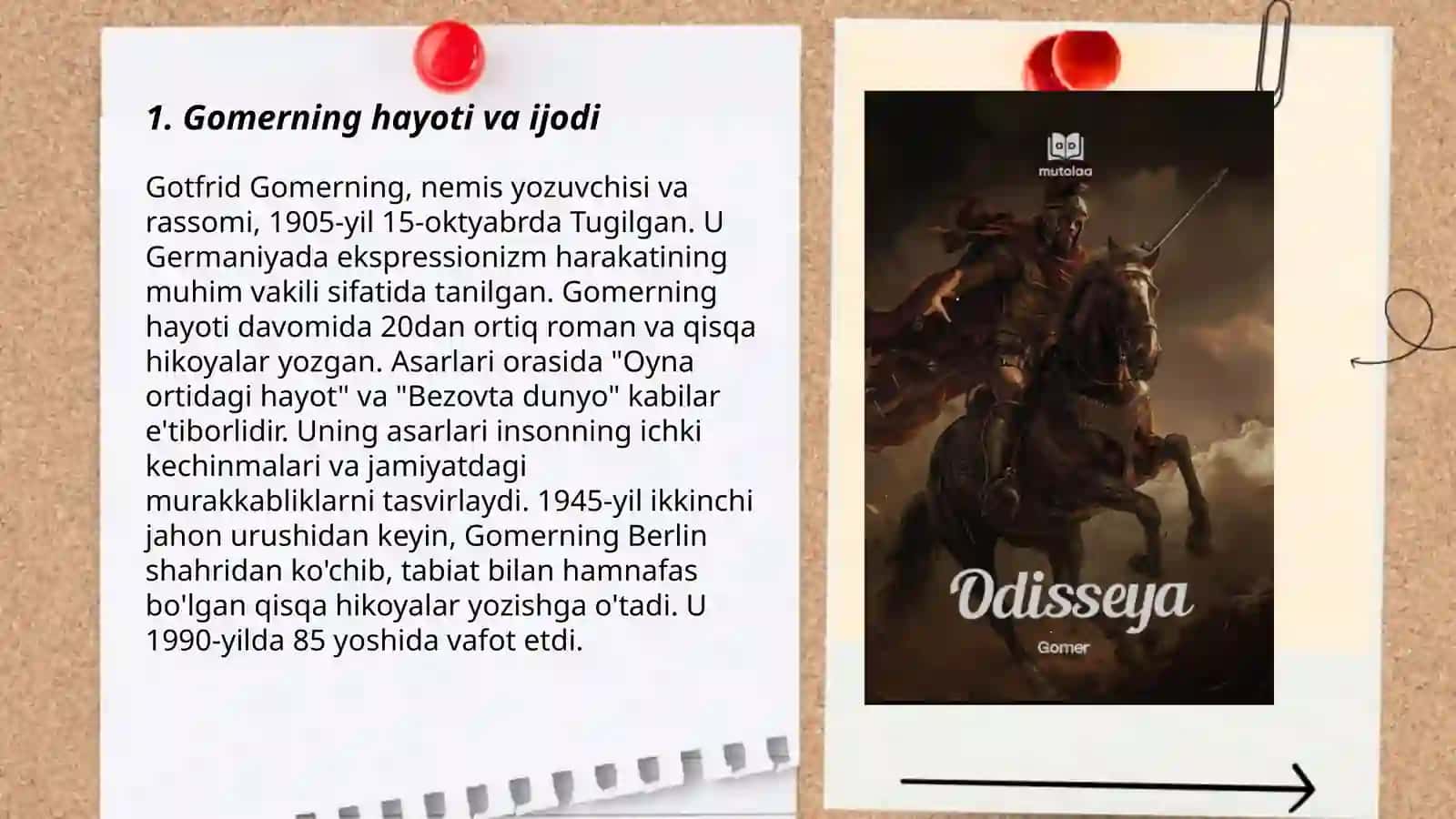 Homerning "ILIADA VA ODISSEYA" dostoni 3