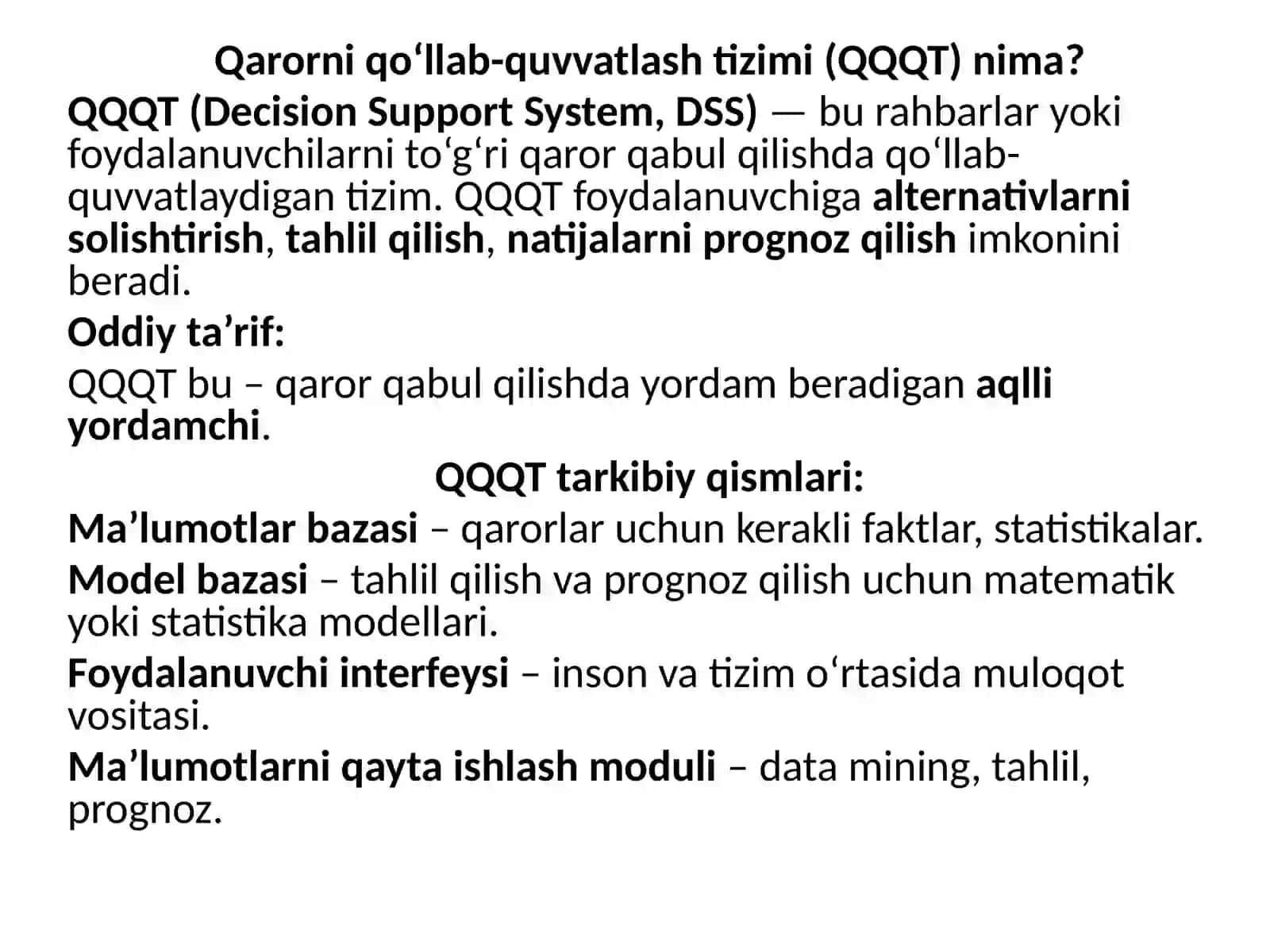 Data Mining va OLAP Integrasiyasi 3