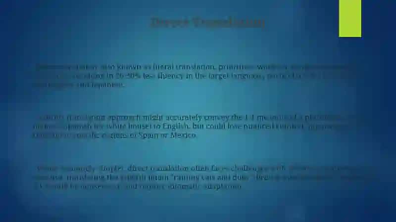 Direct Translation 3
