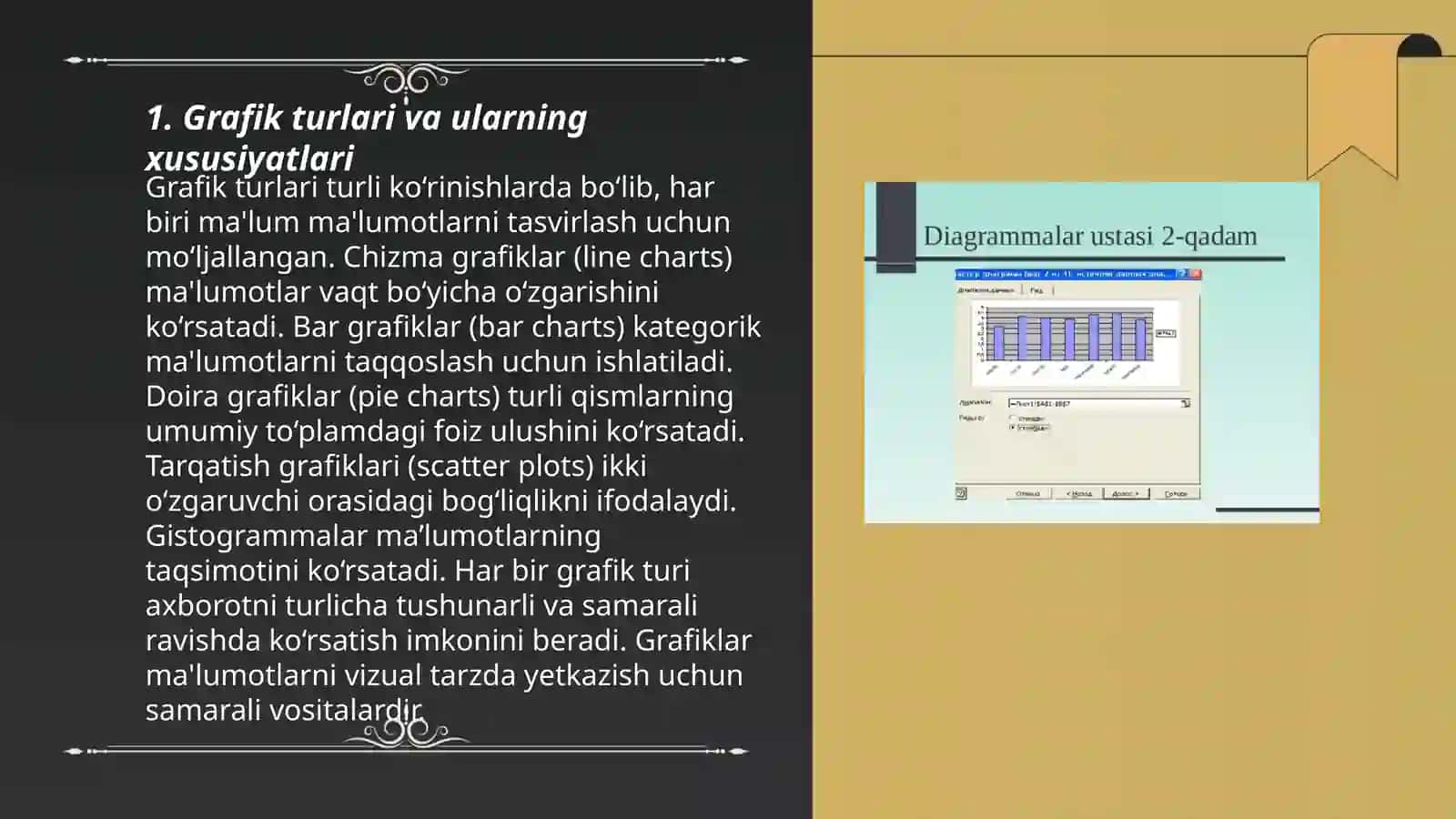 Grafiklar va Diagrammalar 3