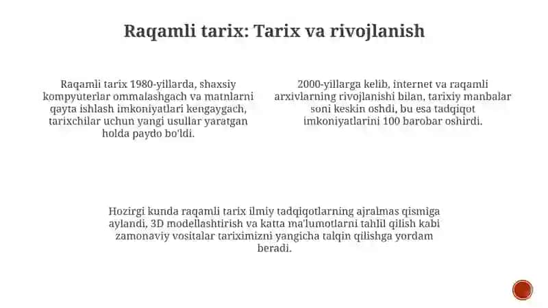Raqamli tarix 3