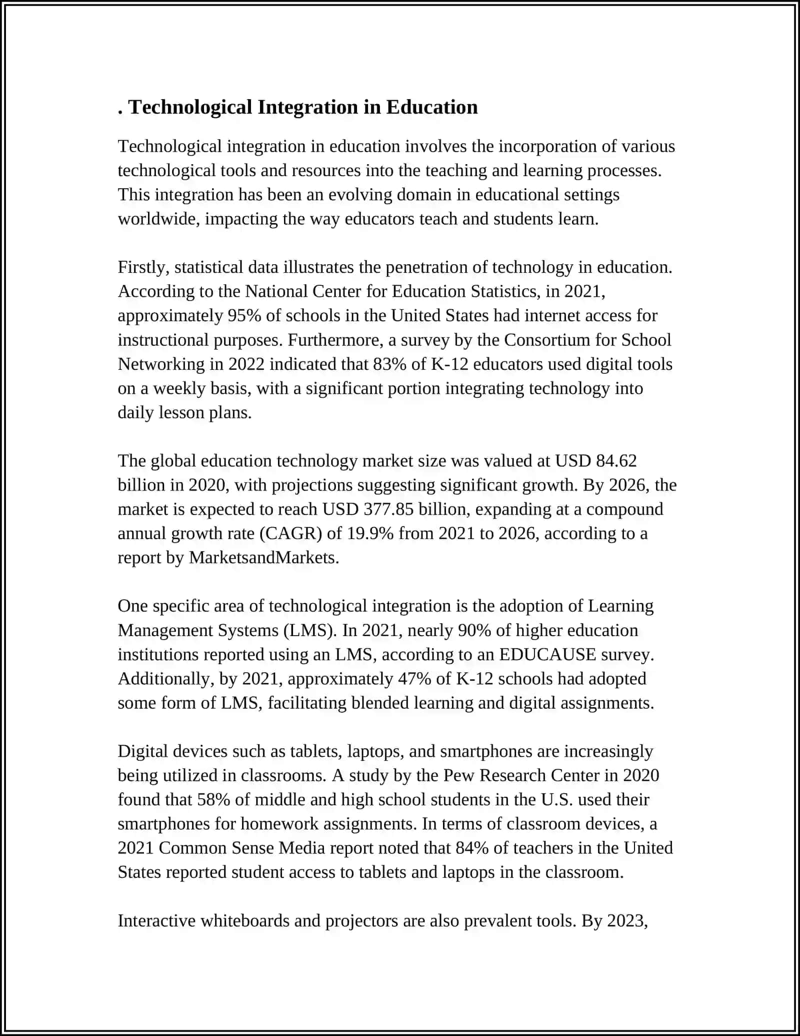 THE DEVELOPMENT AND FUTURE OF THE EDUCATION SYSTEM 3