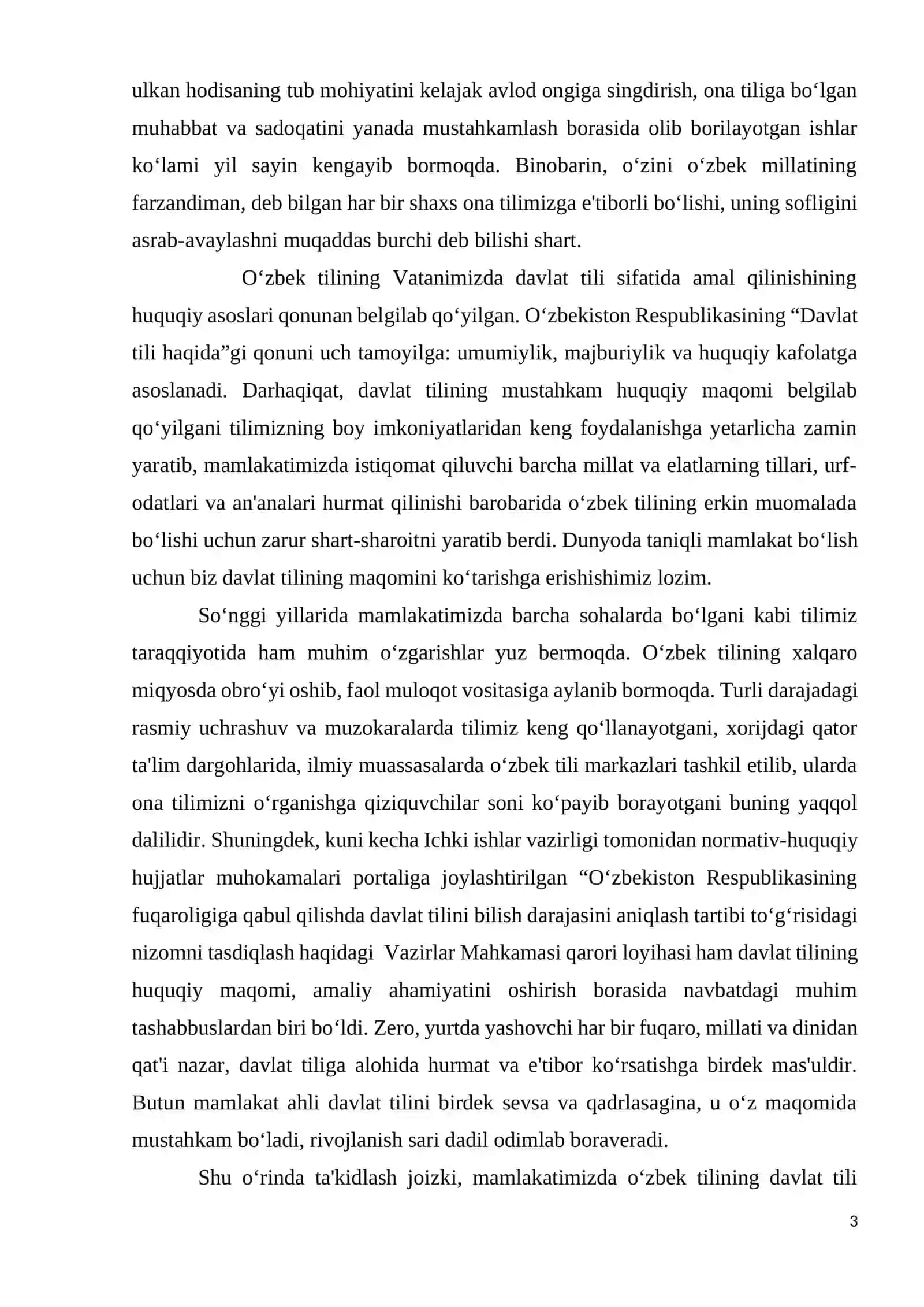 Til lison nutq munosabati talqini 3