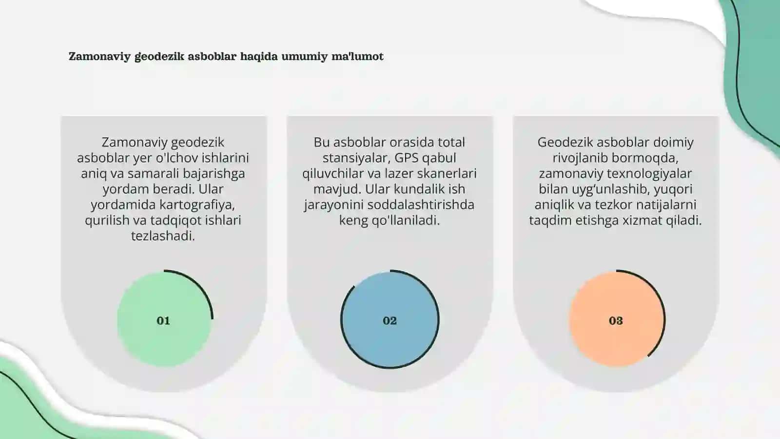 Zamonaviy geodezik asboblar 3