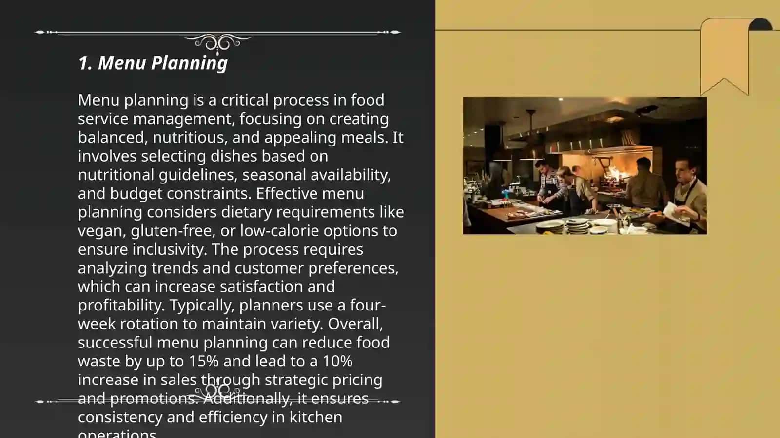 Menu Planning 3