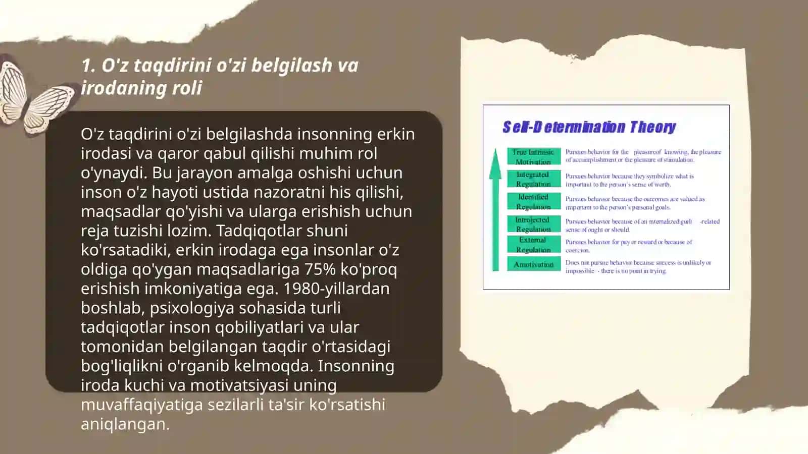 O'z Taqdirni O'zi Belgilash 3