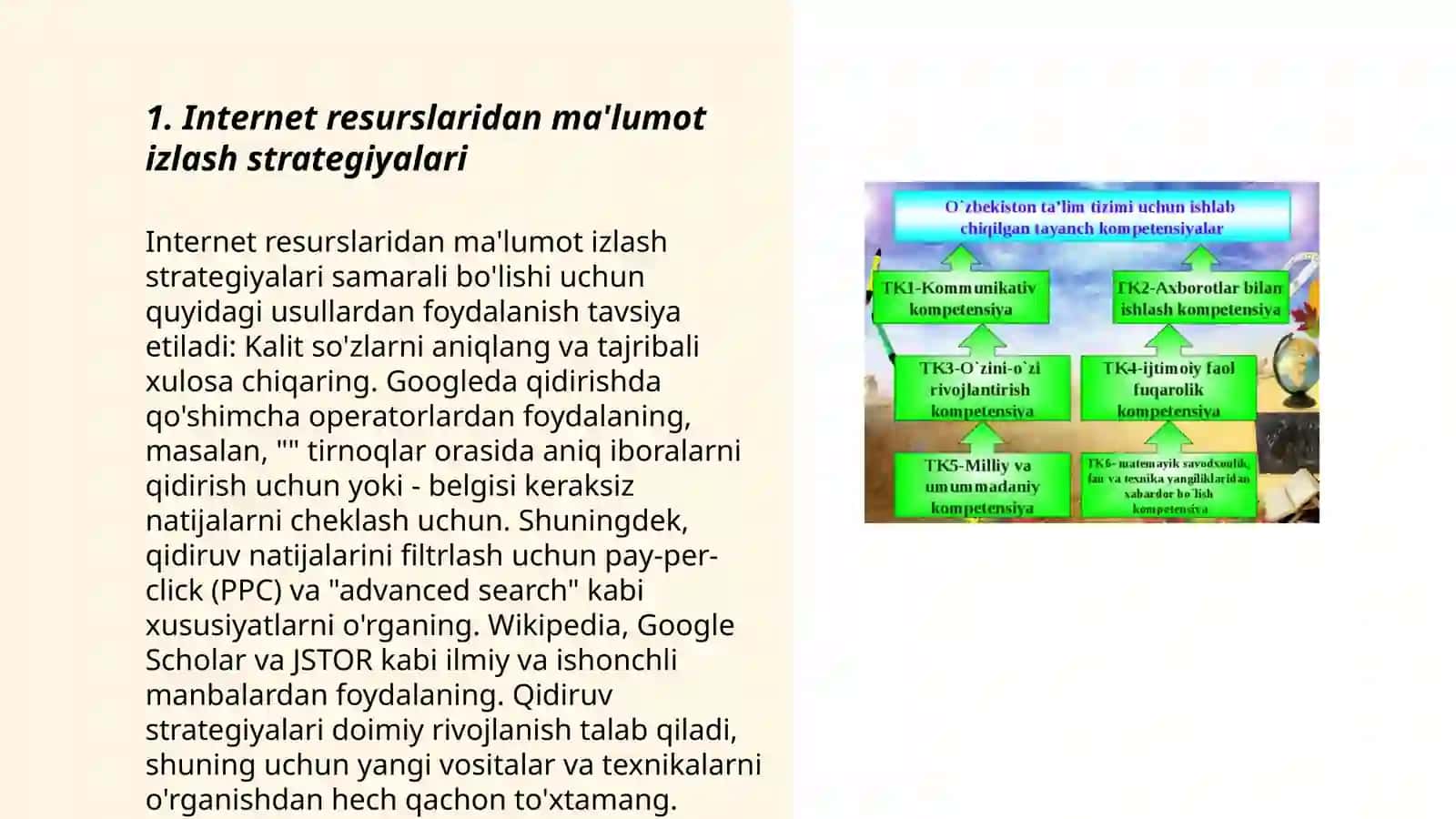 Internet resurslaridan foydalanish boyicha amaliy konlikmalarni shakillantirish 3