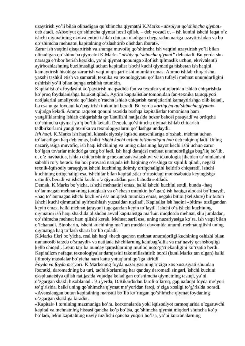 Karl Marks iqtisodiy ta'limoti 3