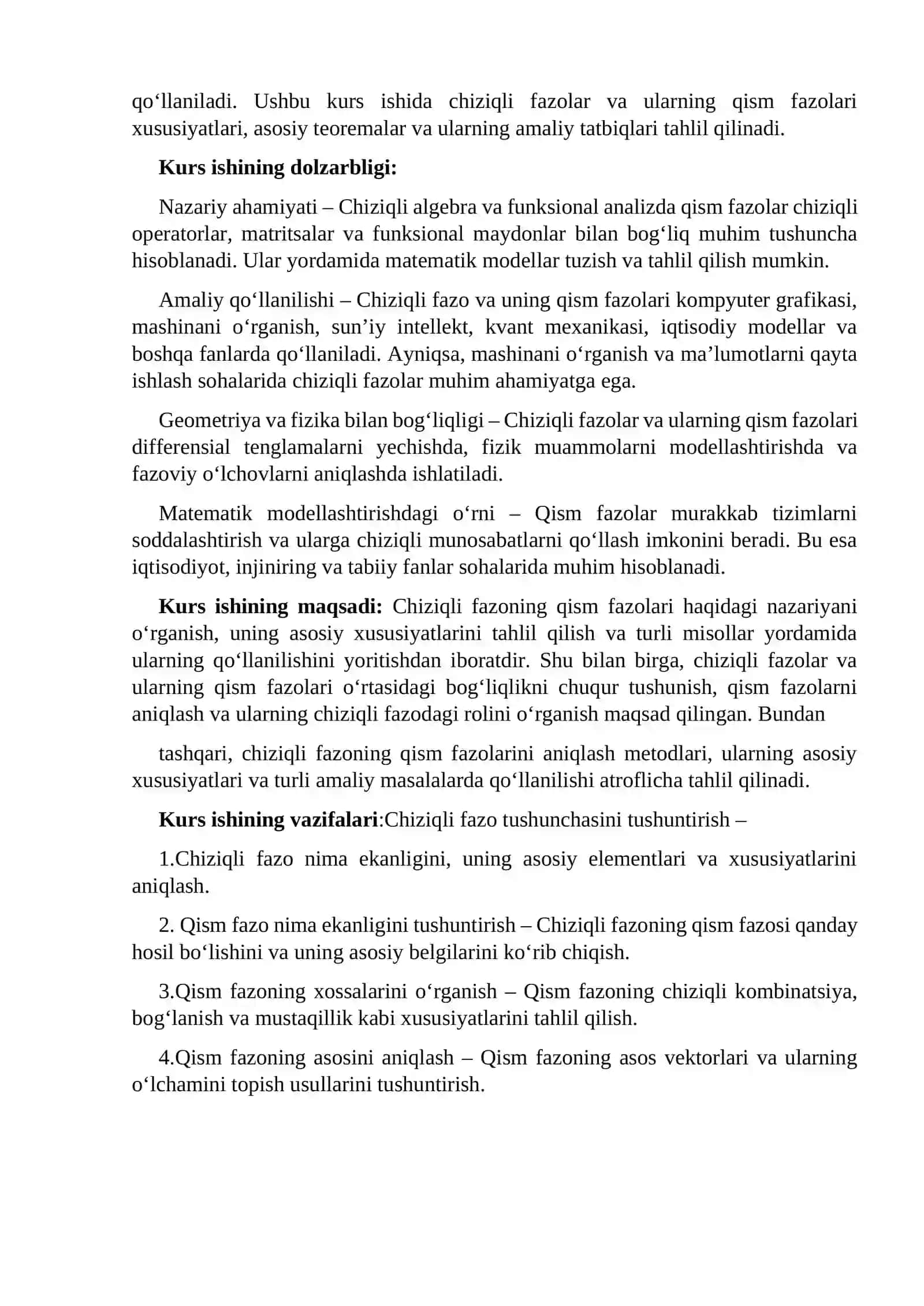 Chiziqli fazolar 3