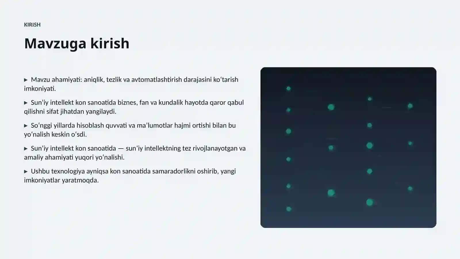 Sunʼiy intellekt • Professional Taqdimot 3