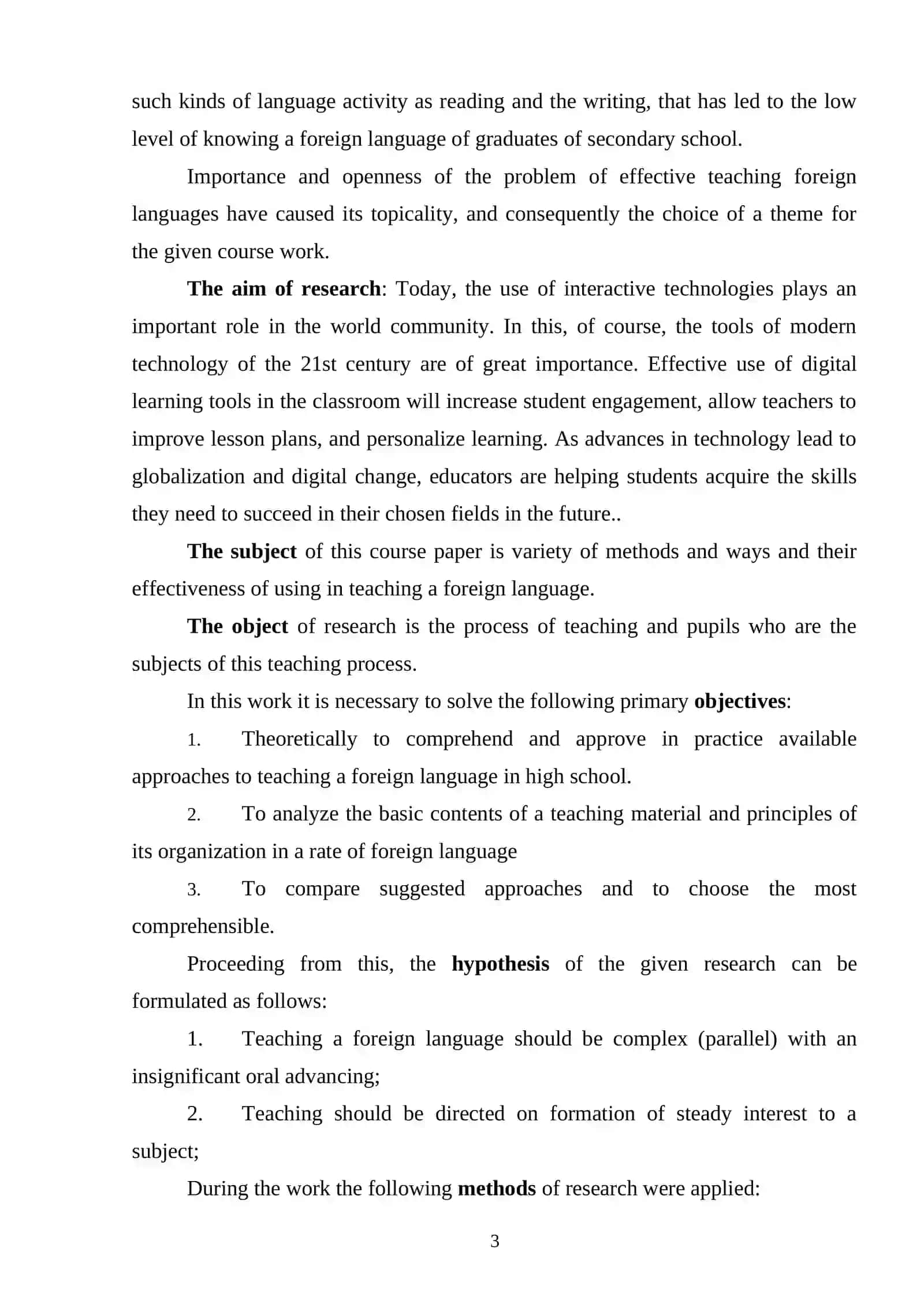 INTERACTIVE TECHNOLOGIES IN DEVELOPING DISCOURSE COMPETENCE 3