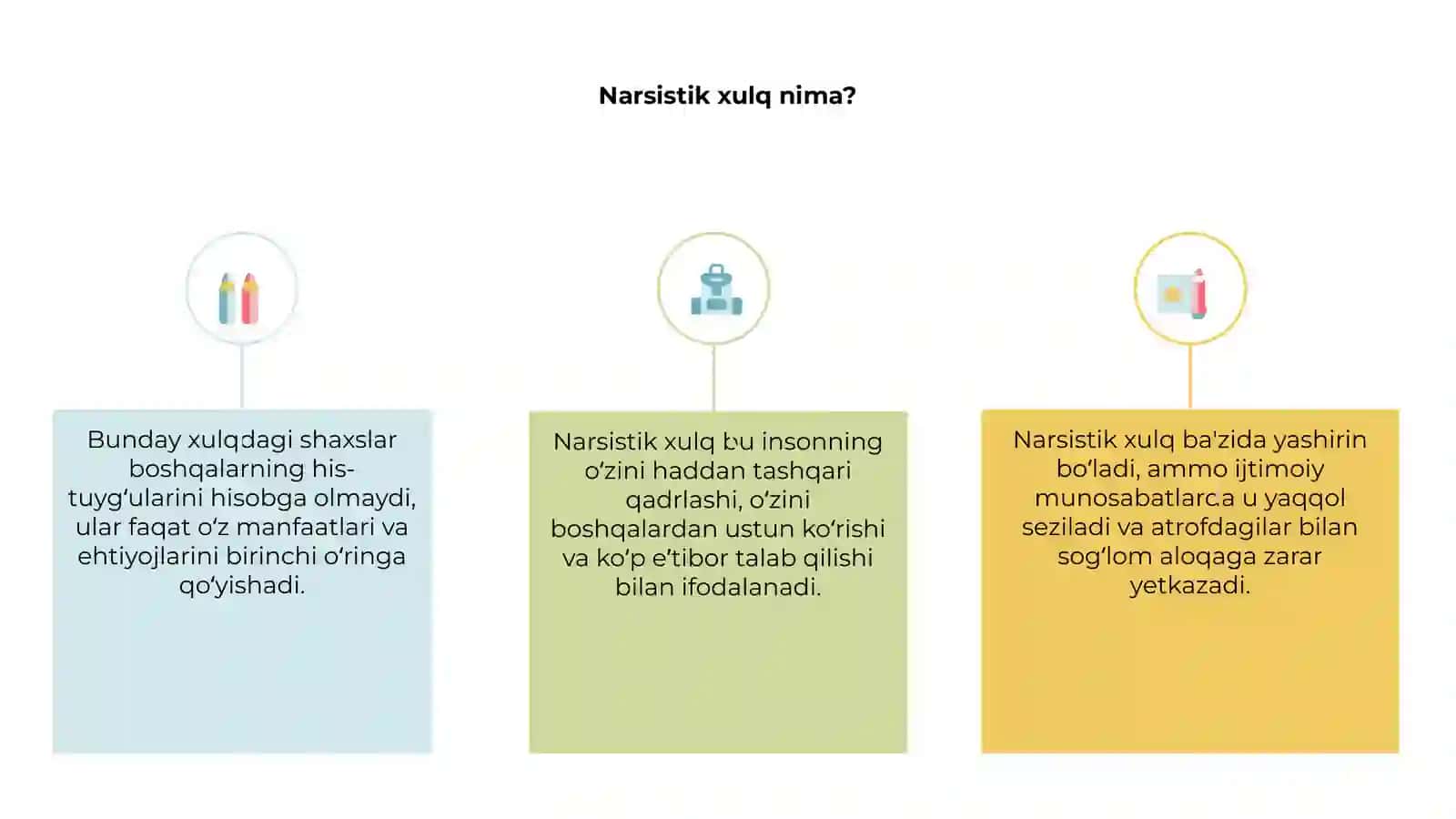 Nartsistik xulq 3