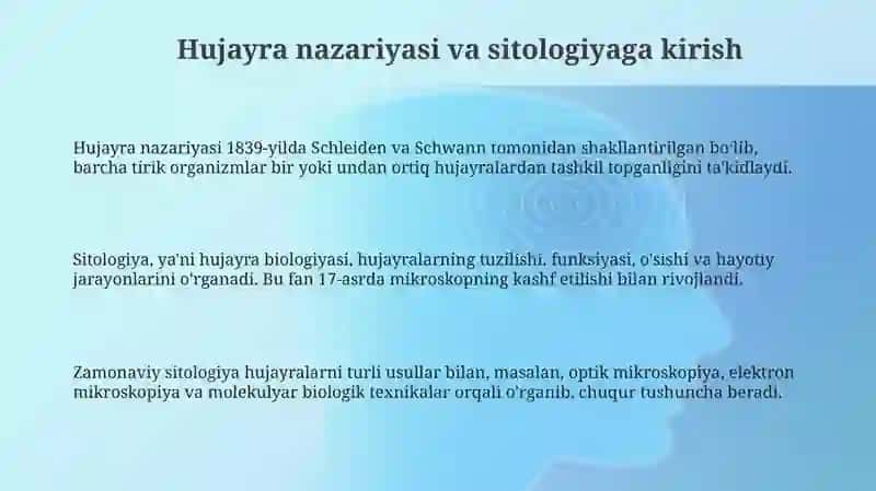 Sitologiya-hujayra haqida fan 3