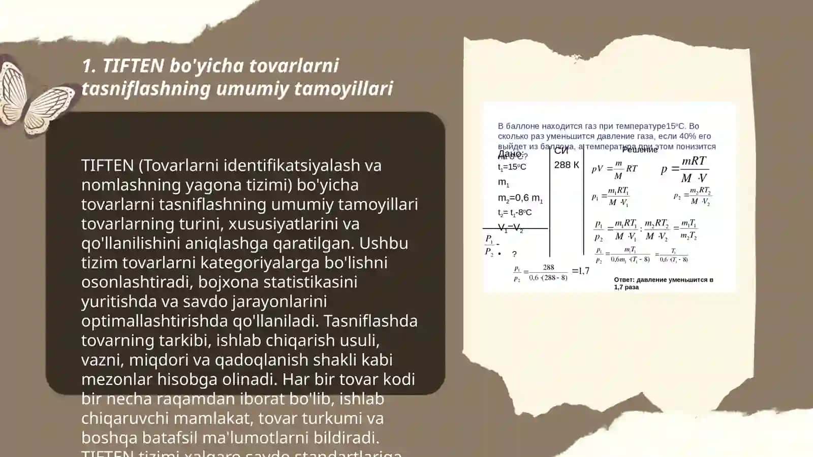 Tovarlar kimyosi 3