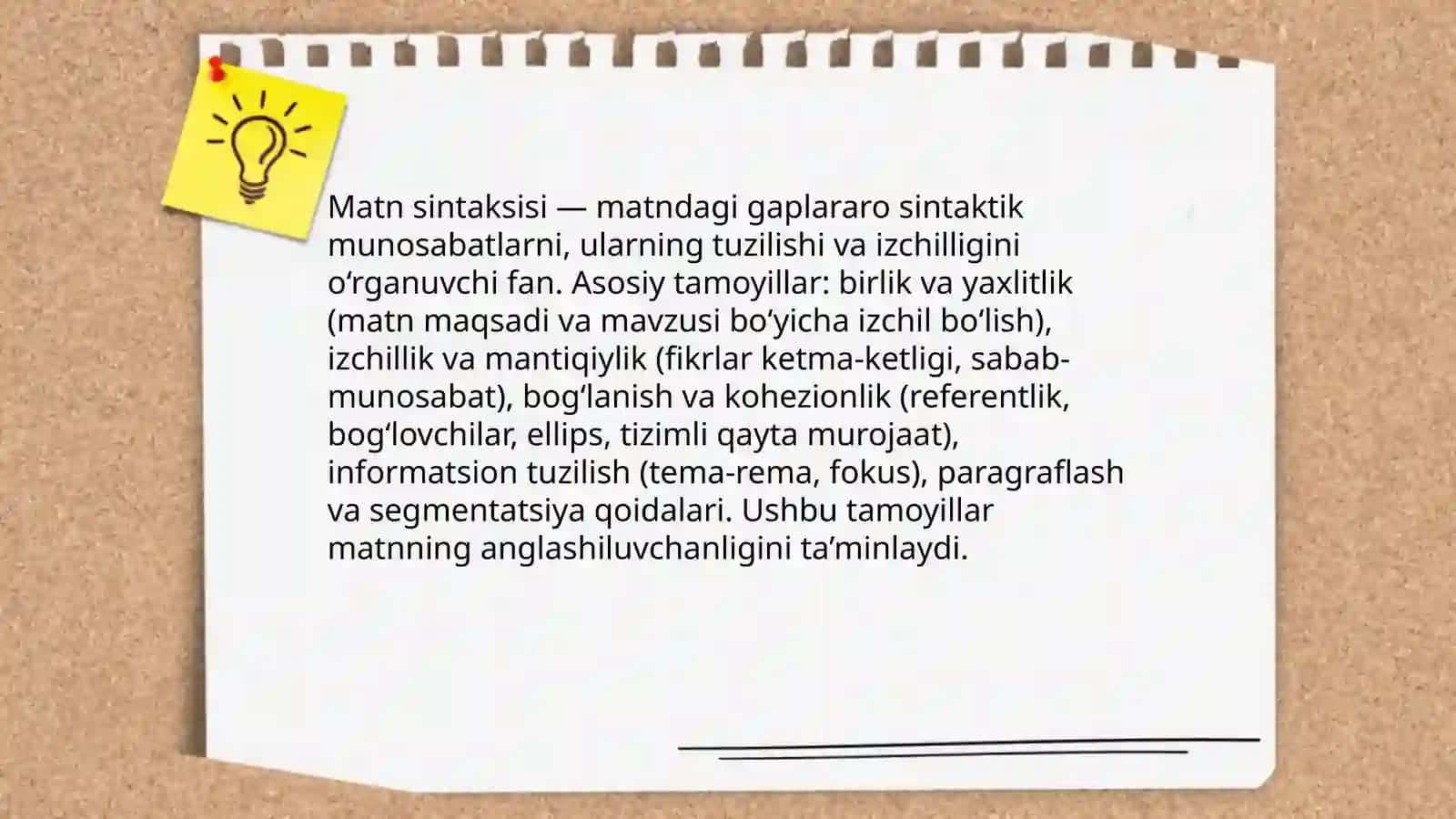 Matn sintaksisi 3