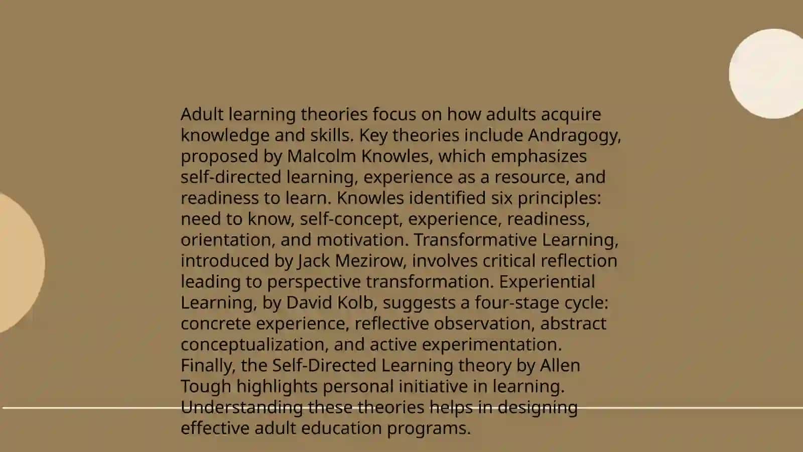 Teaching Adults 3