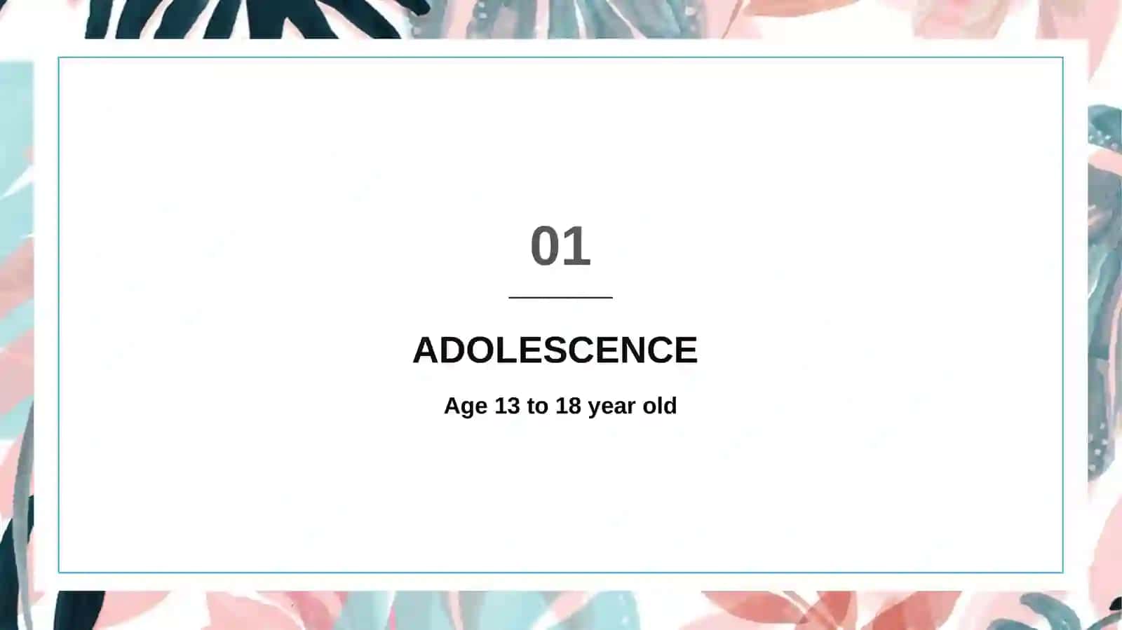 ADOLESCENCE 3
