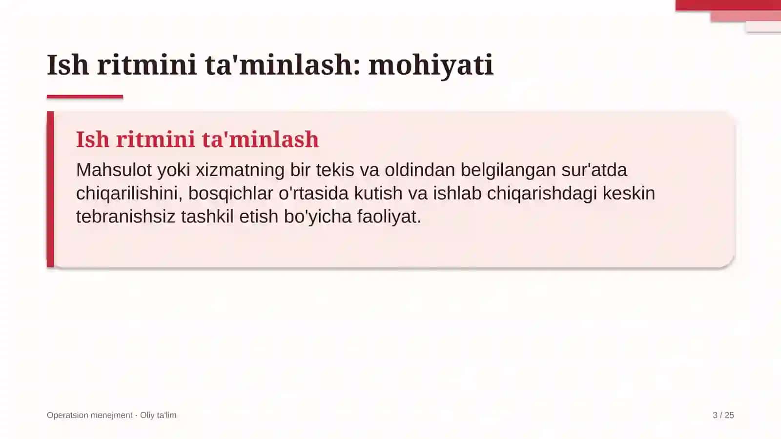 Dizayn studiyalarida ish ritmini ta'minlash 3