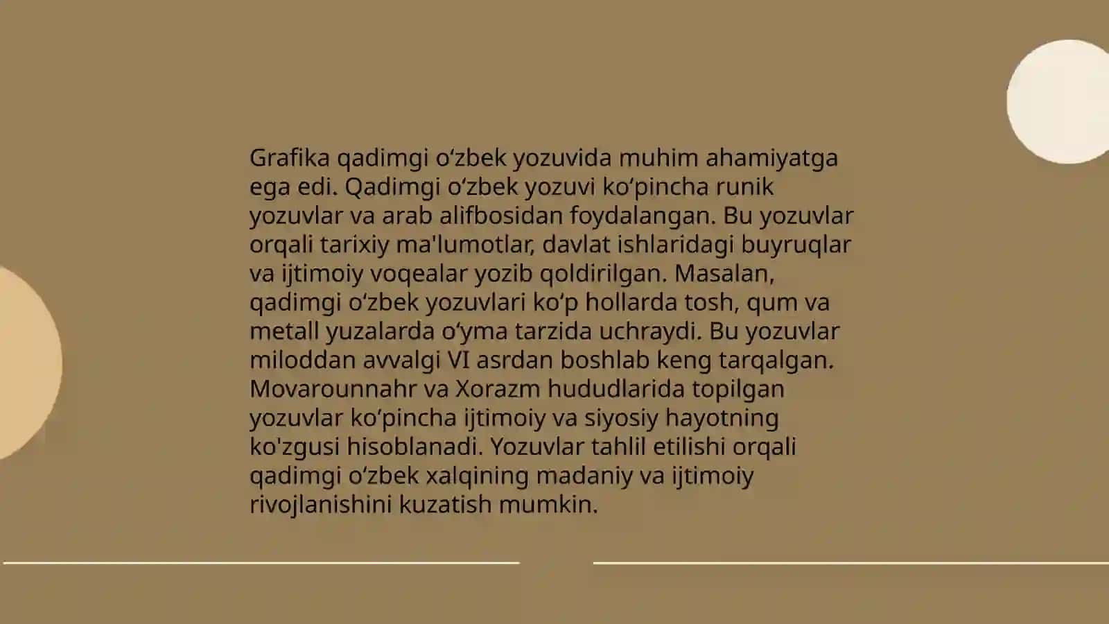 Grafika oʻzbek yozuvlari tarixi 3