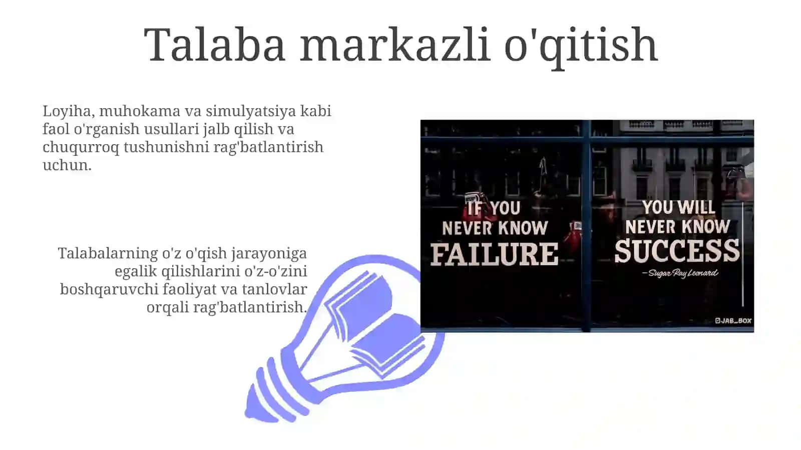 Talaba markazli o'qitish 3