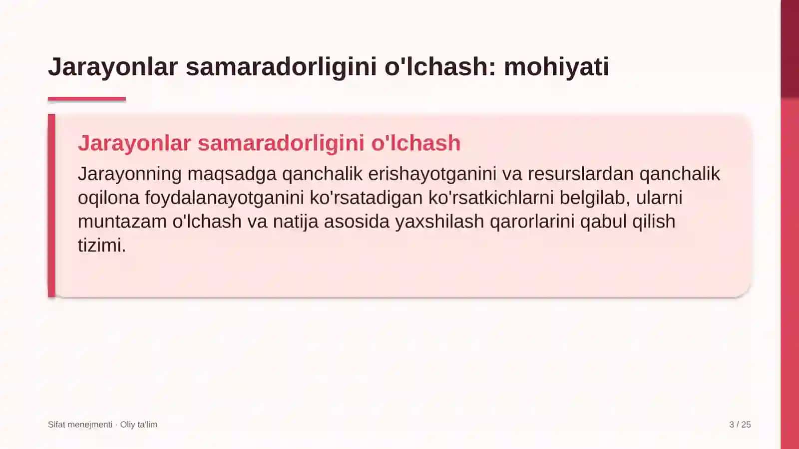 bog'dorchilikda jarayonlar samaradorligini o'lchash 6270 3