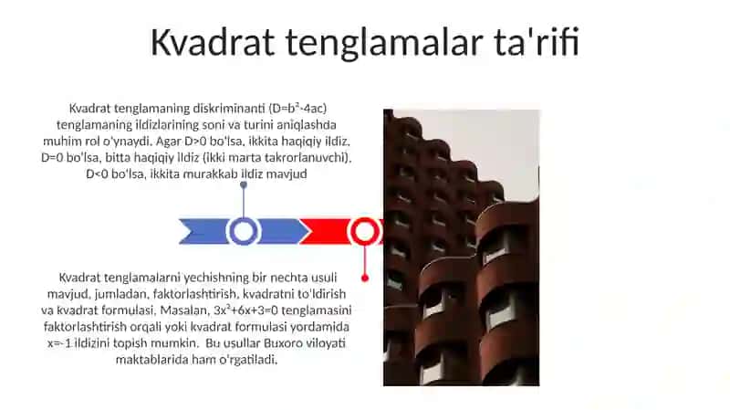 Kvadrat Tenglamalar 3