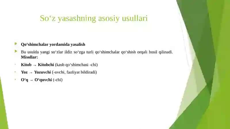 Soʻz yasalishi 3