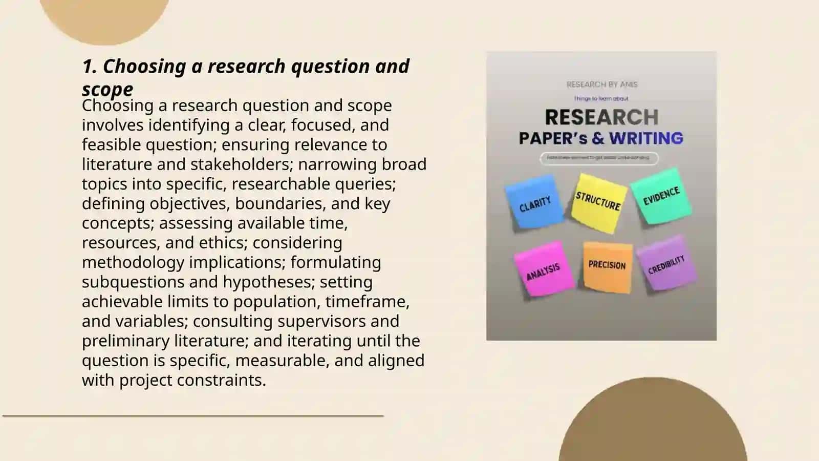 Doing a Small Research Project 3