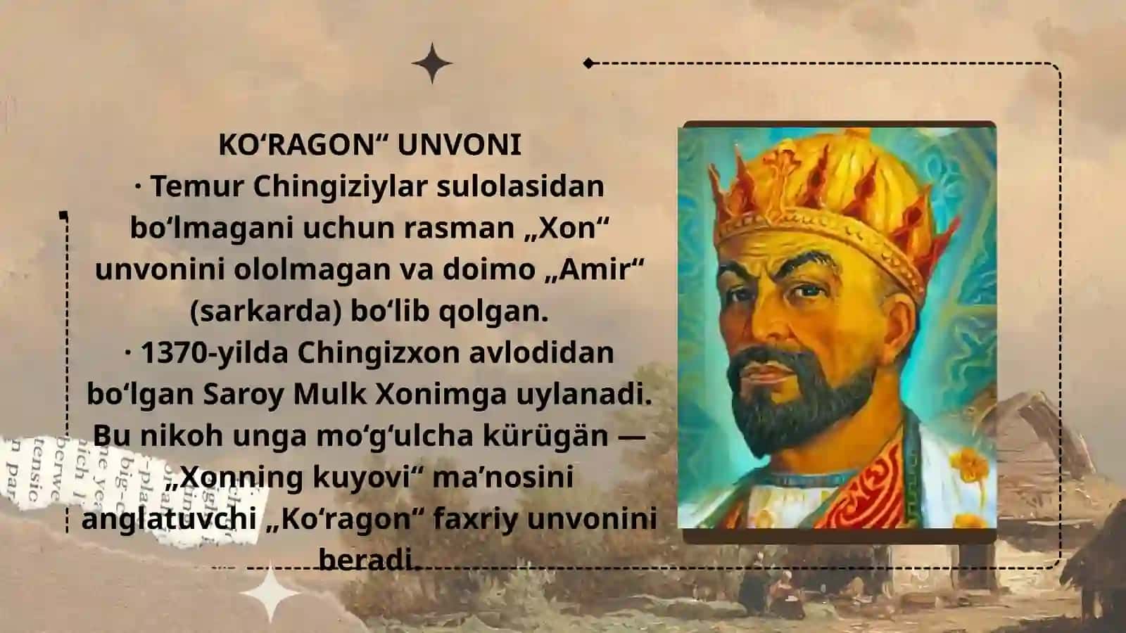 AMIR TEMUR — BUYUK SARKARDA VA DAVLAT ARBOBI 3