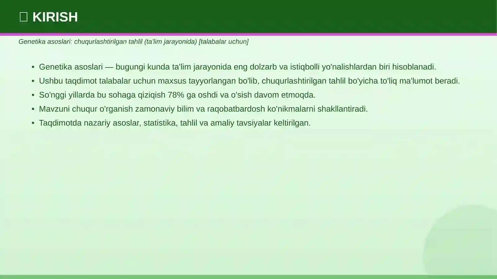 GENETIKA ASOSLARI 3