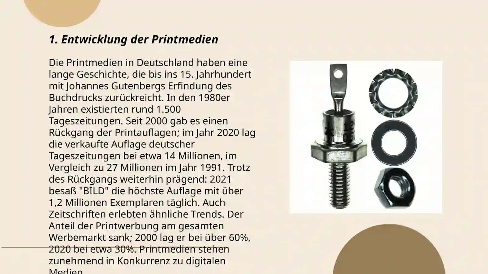 Medien. Früher und heute 3