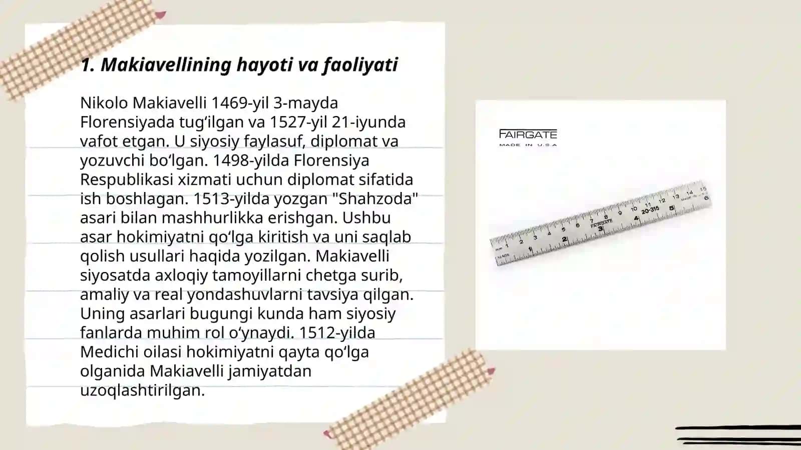 Makiavillining hukmdori asari 3