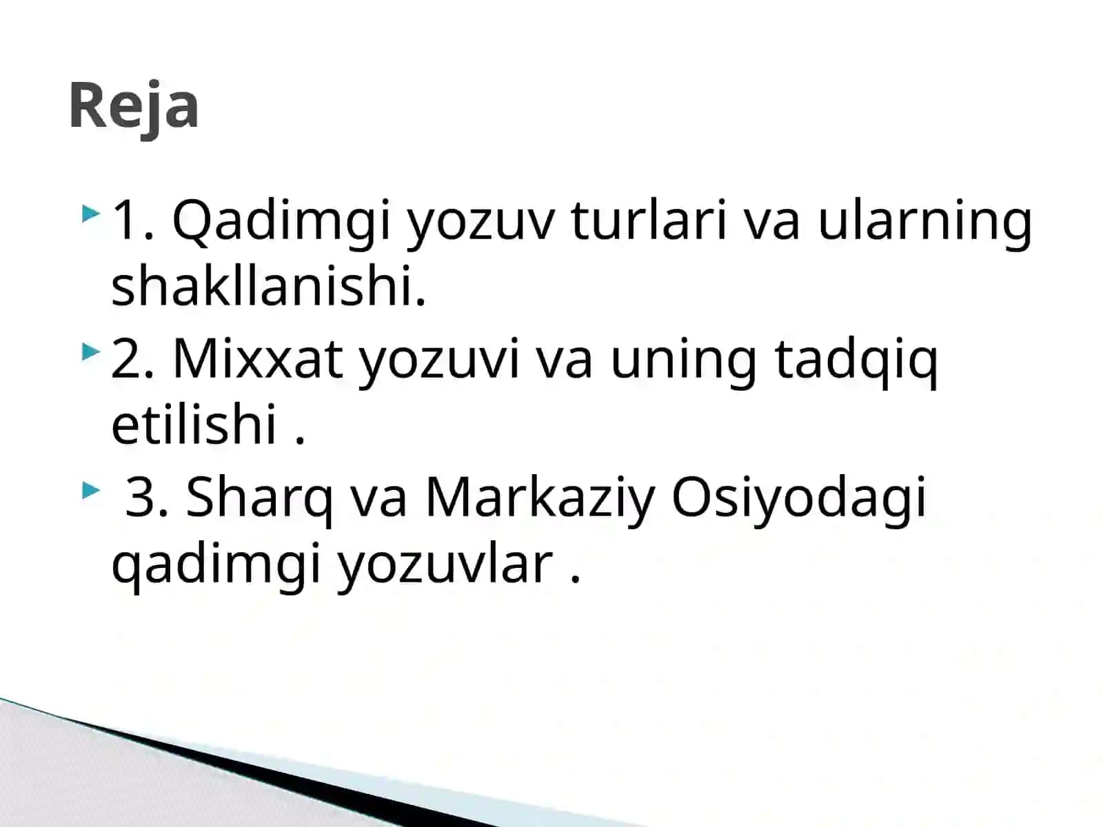 Yozuvlar tarixi 3