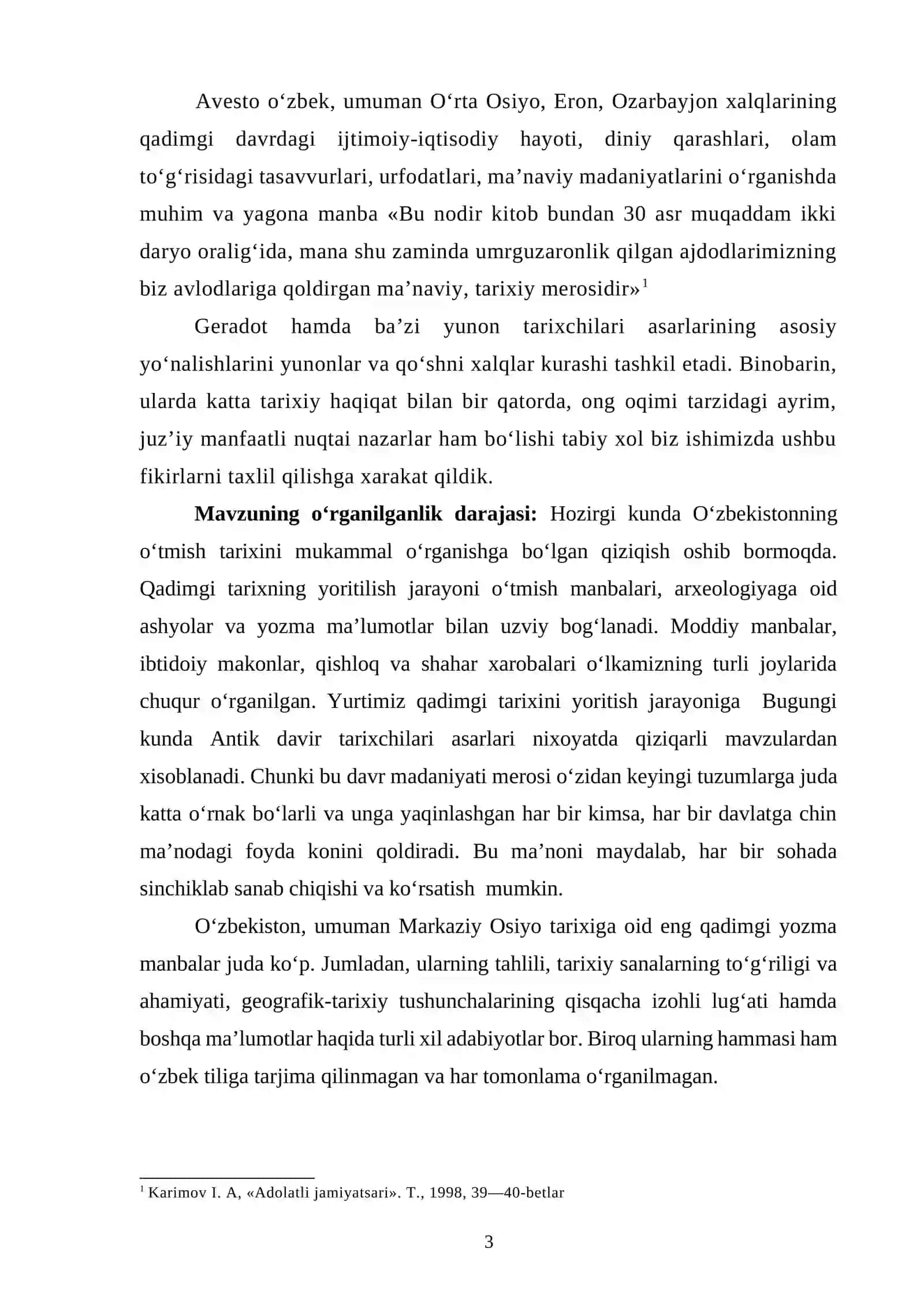 O‘rta Osiyoning antik davr tarixi yozma manbalarda 3