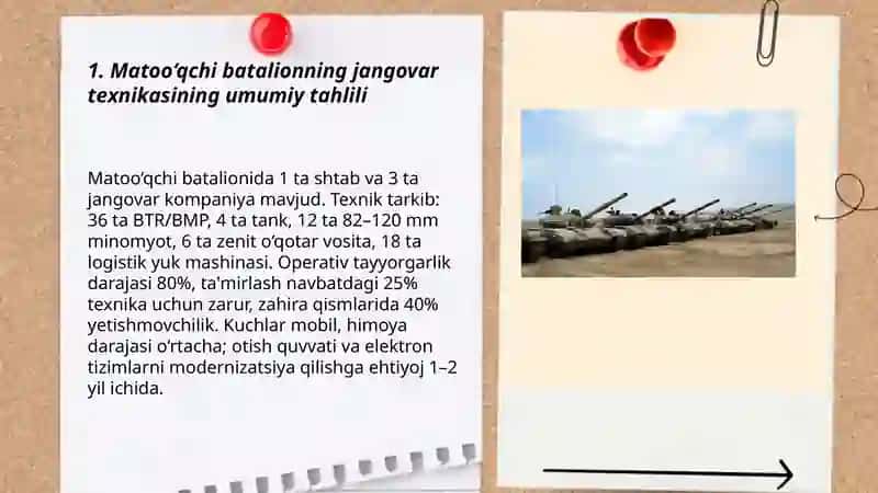 Matoo‘qchi batalionning jangovar texnikasi 3
