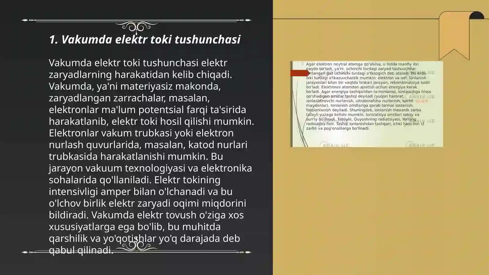 Vakumda elektr toki 3