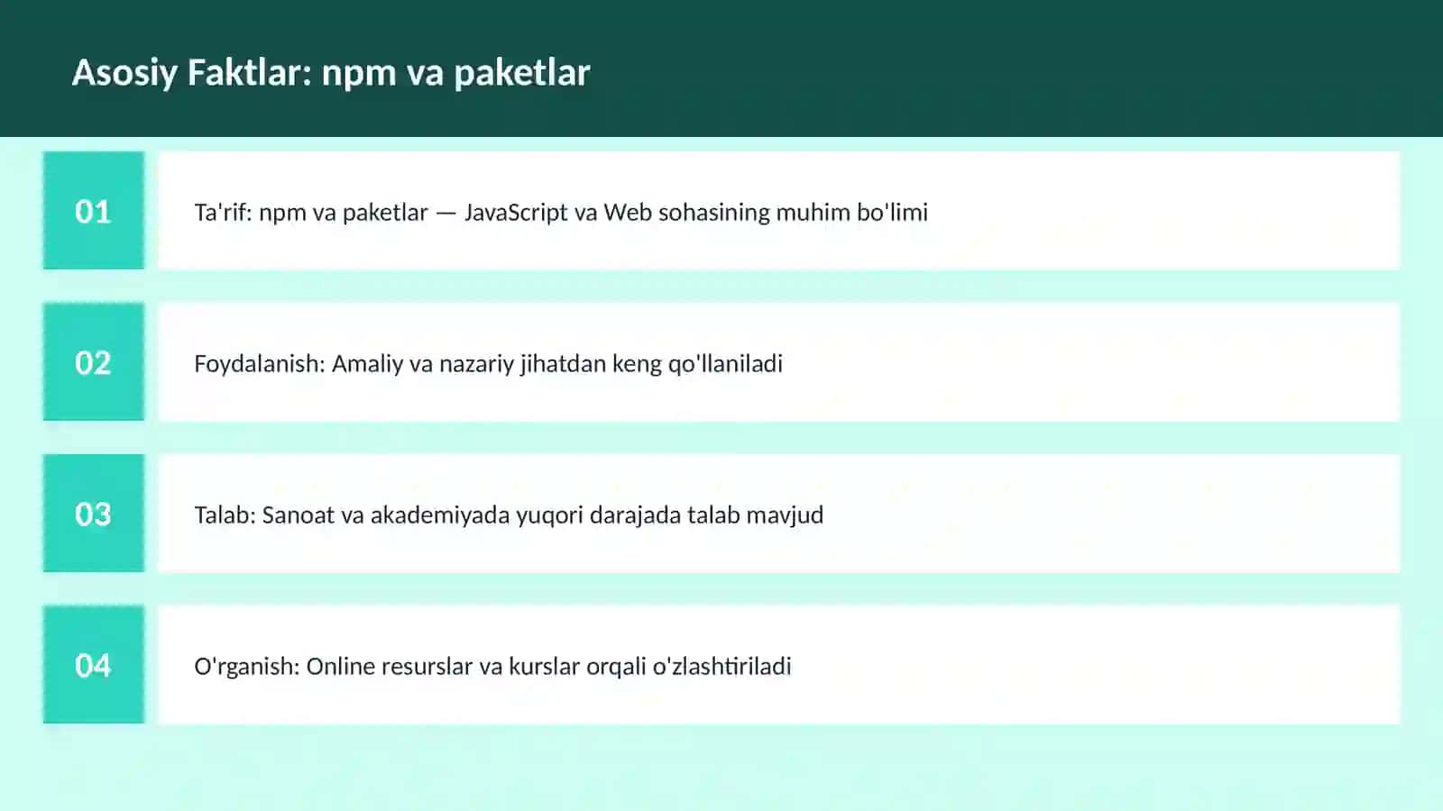DASTURLASH | JAVASCRIPT VA WEB 3